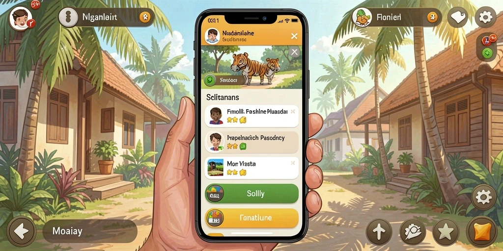 93337 - Screenshot menampilkan karakter dalam aksi yang menegangkan.