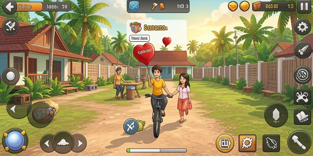 masbro12 - Gambaran karakter utama dalam petualangan seru.